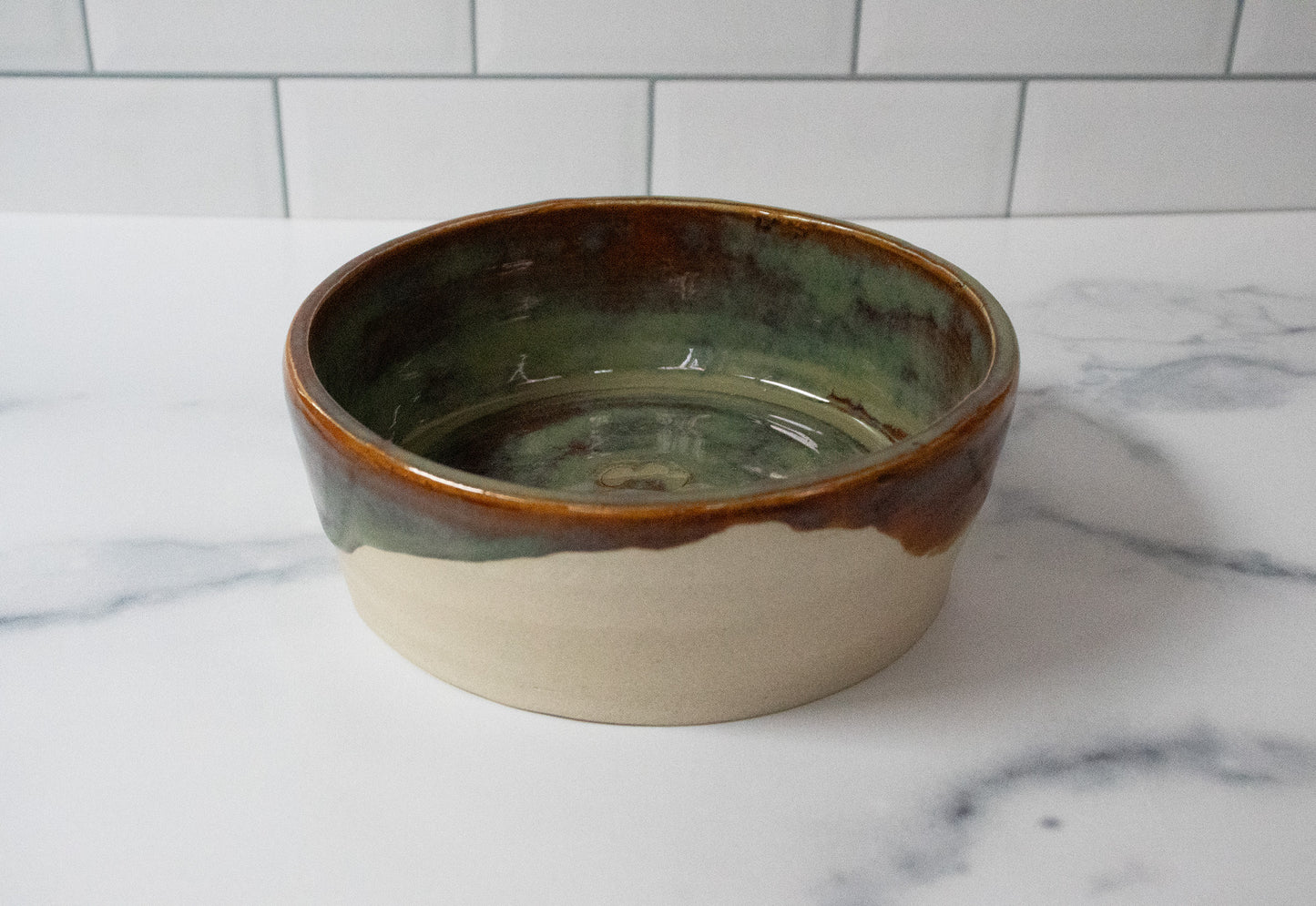 Sunset Dog Bowl